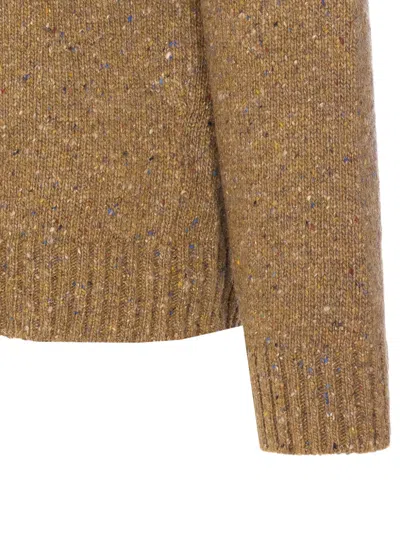 Edmmond Studios Crew-neck Sweater In Brown