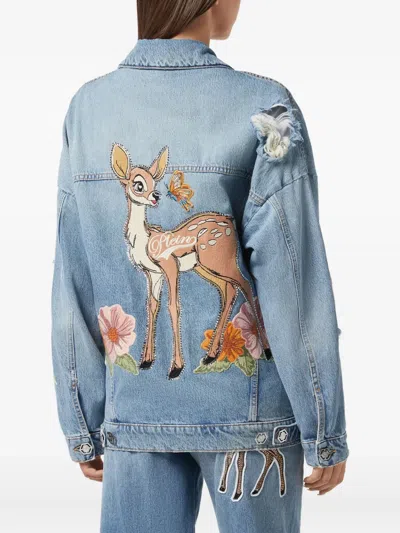 Philipp Plein Roedge Jacket Fairy In Blue
