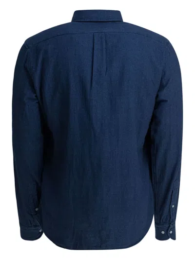 Bd Baggies Cotton Shirt In Blue
