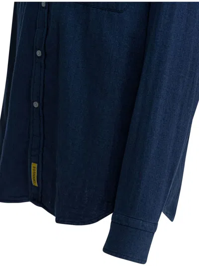 Bd Baggies Cotton Shirt In Blue