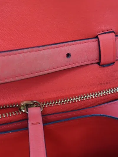 Pre-owned Celine 2000-2018 Medium Calfskin Classic Box Crossbody Bag In Orange