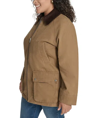 Levi's Women's Front Zipper Barn Jacket In Brown
