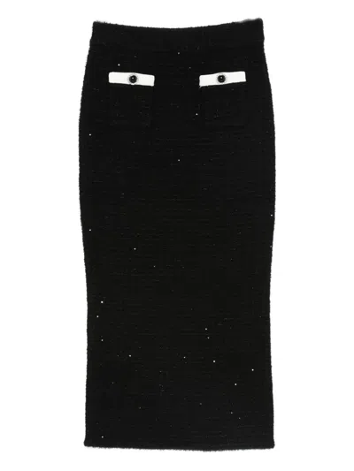 搭扣口袋半身裙