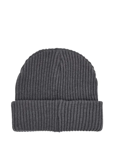 Bogner Gustav Ribbed Logo-patch Hat In Brown