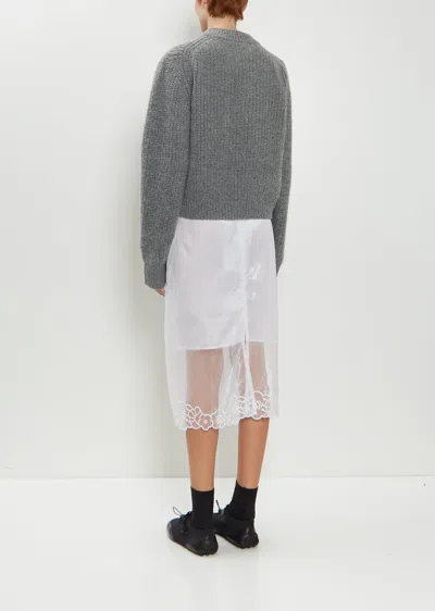 Cecilie Bahnsen Bega Pullover In Gray