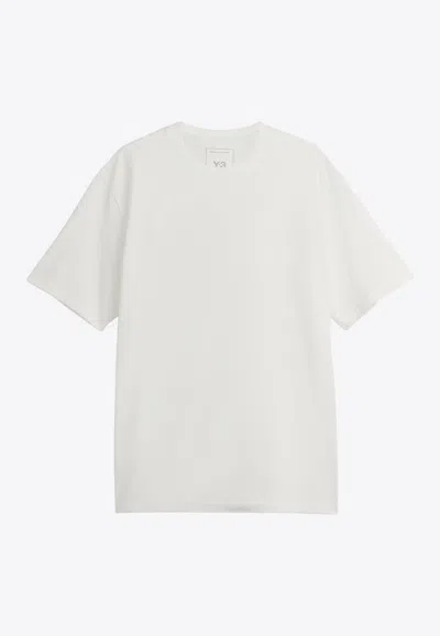Y-3 Regular Short Sleeve Tee In White