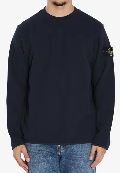 Stone Island Light Rws Pure Wool Regular-fit. Maglione Girocollo In Pura Lana Leggera Rws. Finezza 14. Sweater In Black