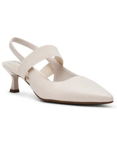 Anne Klein Women's Issia Kitten Heel Pumps In White