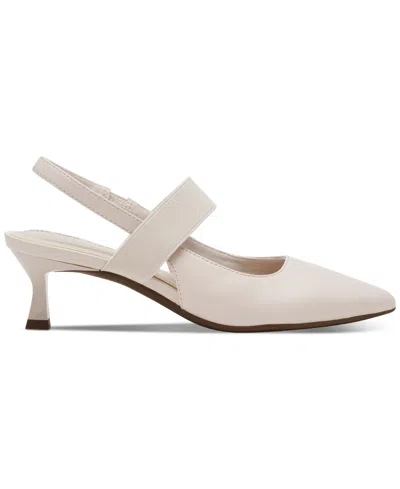 Anne Klein Women's Issia Kitten Heel Pumps In White