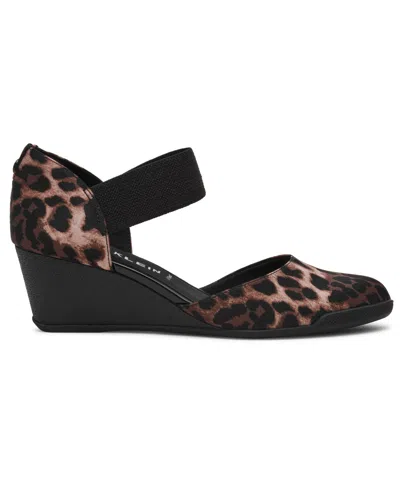 Anne Klein Women's Tiffany Wedge Heel Pumps In Animal Print