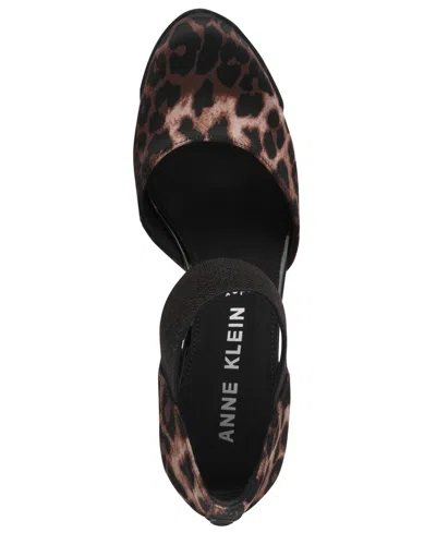 Anne Klein Women's Tiffany Wedge Heel Pumps In Animal Print