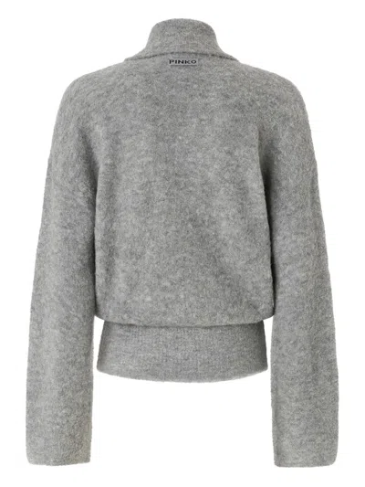 Pinko Dark Lady Giacca Confort Wool In Gray