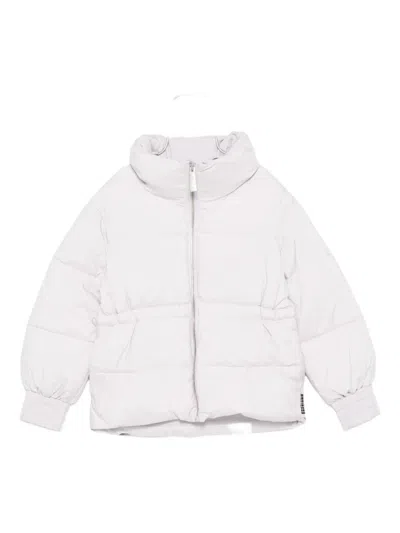 Molo Horse-print Puffer Jacket In Purple