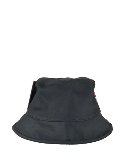 Walter Van Beirendonck W-initial Bucket Hat In Black