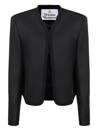 Vivienne Westwood Open Front Jacket In Black