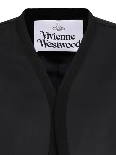 Vivienne Westwood Open Front Jacket In Black