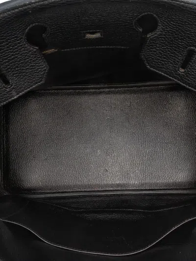 Pre-owned Hermes 2011 Togo Birkin Retourne 35 Handbag In Black