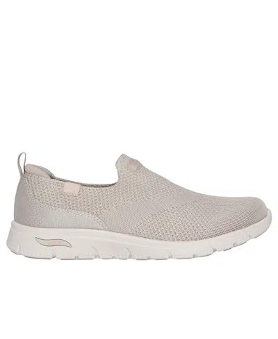 Skechers Arch Fit Refine 2.0 Cascade Womens Slip-on Walking Shoes In Black