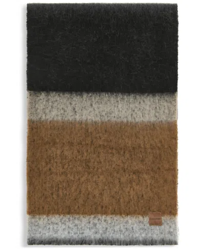 Calvin Klein Color Block Scarf In Multi