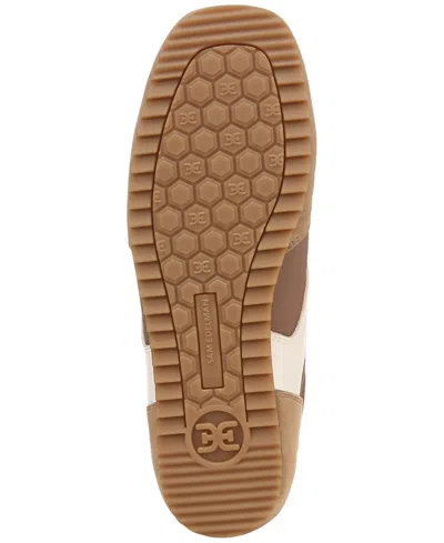 Sam Edelman Womens Zaria Leather Low-top Trainers Brown/oth Eur 41 / 8 Uk In Animal Print