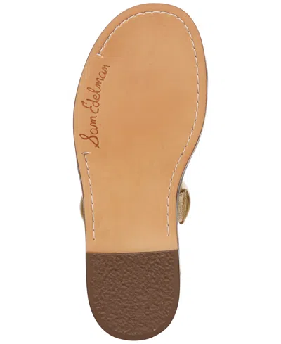 Sam Edelman Women's Tillie Slide Flat Sandals In Gold