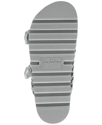 Sam Edelman Women's Tiffanie Slide Flat Sandals In Silver