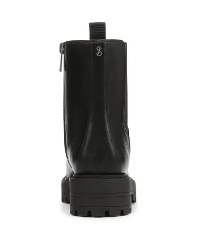 Sam & Libby Oak Lug Sole Boot In Black