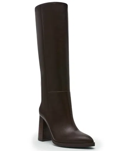 Dv Dolce Vita Womens Baronny Tall Dress Boots In Animal Print