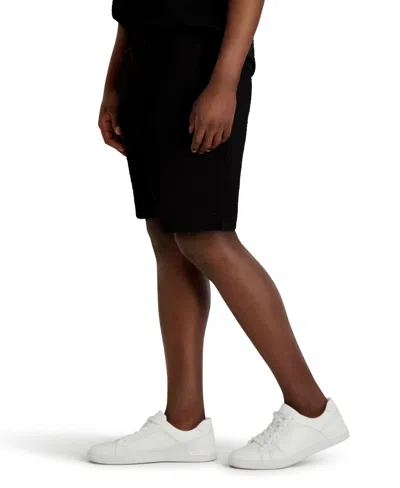 Karl Lagerfeld Men's Triangle Jacquard Textured Shorts In Black