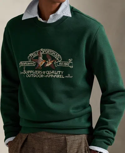 Polo Ralph Lauren Men's Polo Sportsman Fleece Sweatshirt In Green
