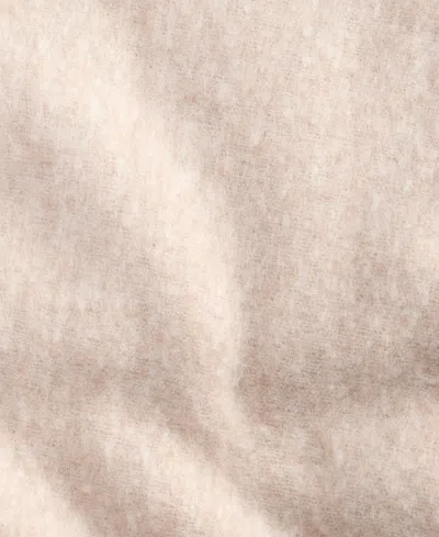 On 34th Brushed Solid Blanket Wrap, Macy's Exclusive In Neutral