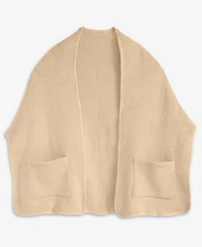 Style & Co Solid Scarf Wrap With Pockets, Macy's Exclusive In Multi