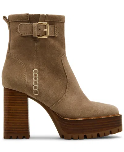 Steve Madden Women's Sumitt Platform Booties In Brown