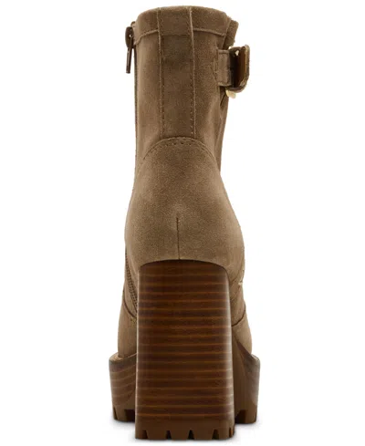 Steve Madden Women's Sumitt Platform Booties In Brown