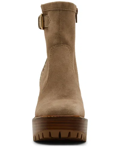 Steve Madden Women's Sumitt Platform Booties In Brown