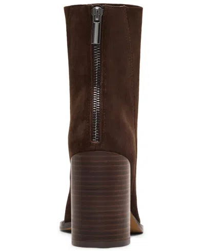 Steve Madden Obsession Block-heel Booties In Animal Print