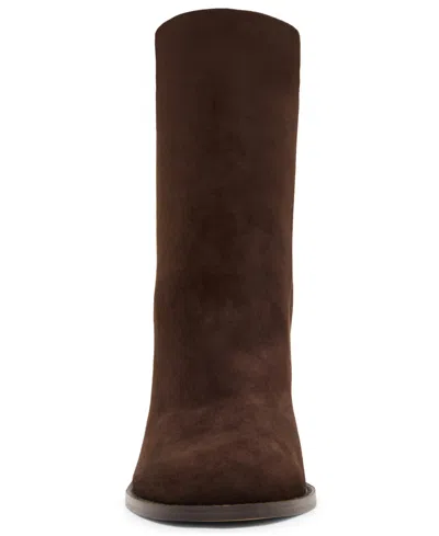 Steve Madden Obsession Block-heel Booties In Animal Print