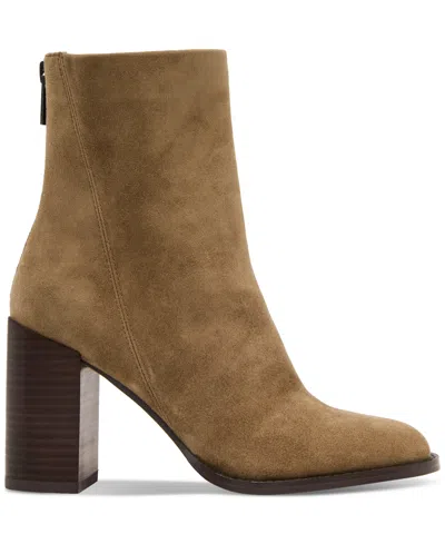 Steve Madden Obsession Block-heel Booties In Animal Print