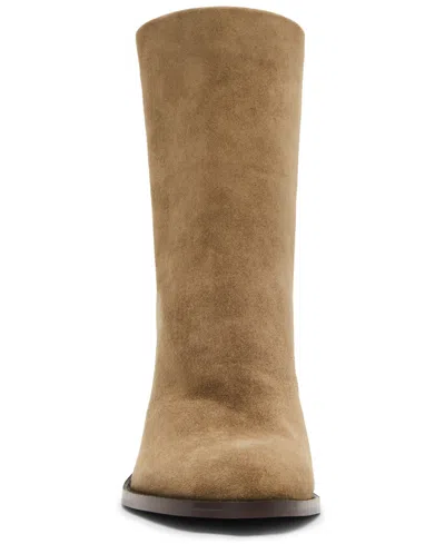 Steve Madden Obsession Block-heel Booties In Animal Print