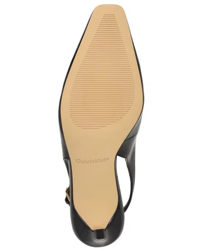 Calvin Klein Women's Harbella Slingback Stiletto Pumps In Black