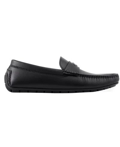 Calvin Klein Felty Moc Toe Driving Loafer In Black