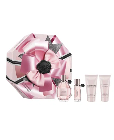 Viktor & Rolf Viktor&rolf Flowerbomb Eau De Parfum Gift Set In Pink
