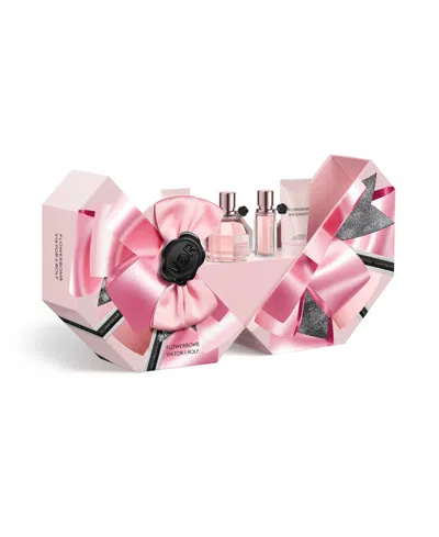 Viktor & Rolf Viktor&rolf Flowerbomb Eau De Parfum Gift Set In Pink