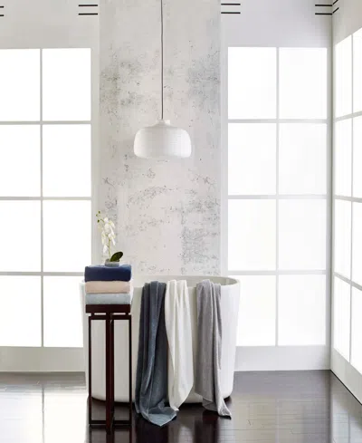 Uchino Zero Twist Bath Towel, 28" X 55" In Gray