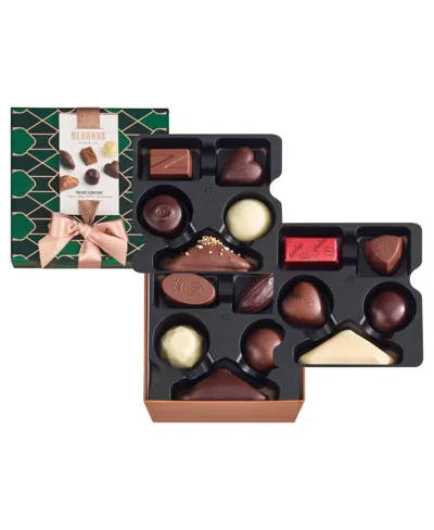 Neuhaus Winter Square Giftbox, Medium, 15 Piece In Green