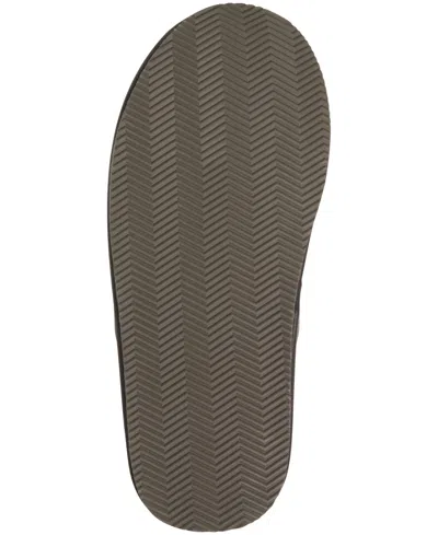 Brooks Brothers Henri Genuine Shearling Lined Leather Slipper In Brown