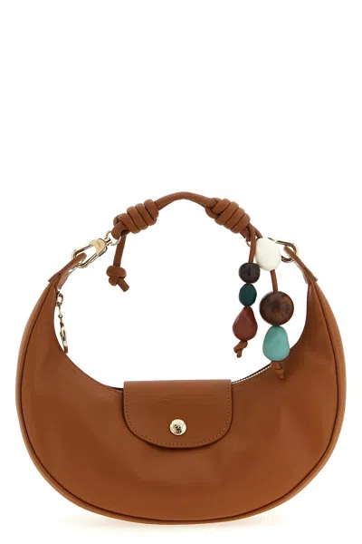 Longchamp Le Pliage Xtra Cashew-coloured M Shoulder Bag In Brown