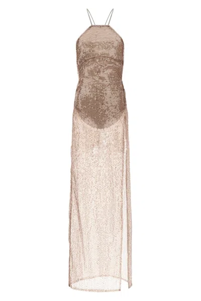 The Andamane 'west' Dress In Neutral