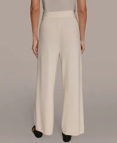 Donna Karan Women's Pull-on Sweater Pants In White