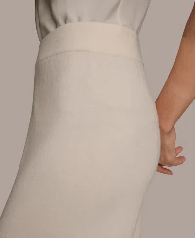 Donna Karan Women's Pull-on Sweater Pants In White